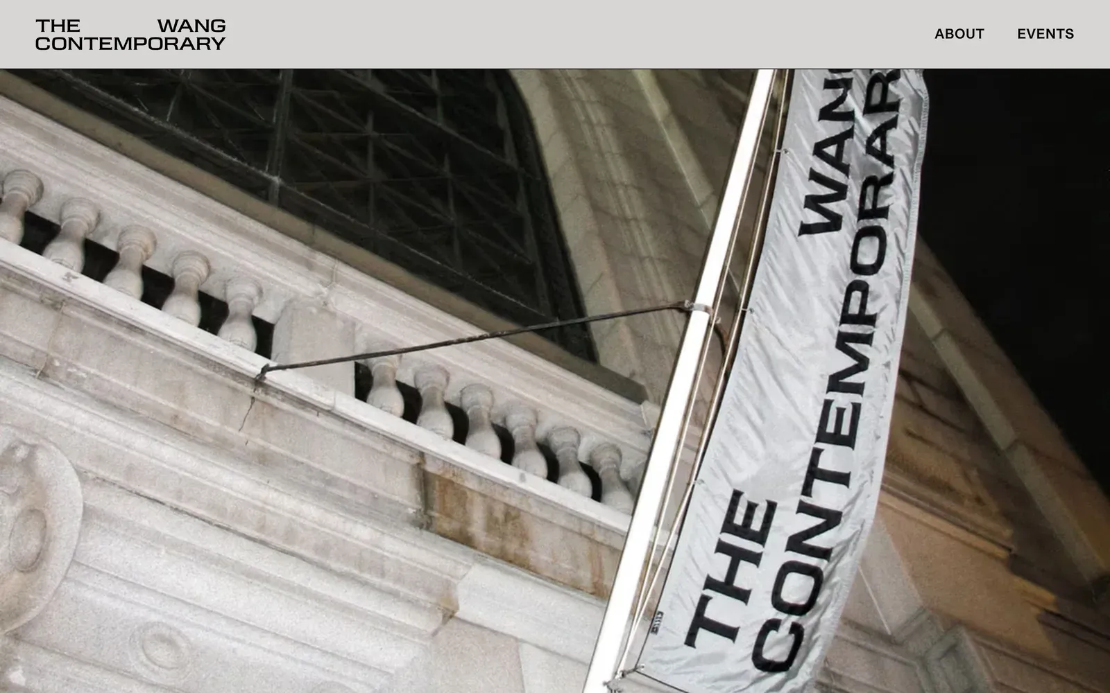 Wang Contemporary website — screenshot